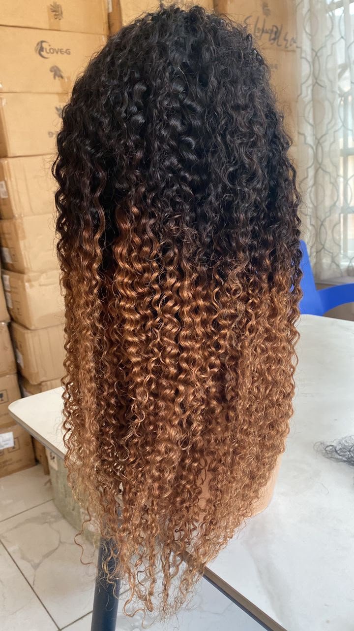 (13×4) Ombre Gold Wig